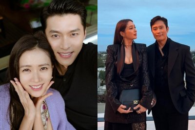 배우자 응원 위해 현빈X이민정 출동…'어쩔수가없는' 사랑꾼